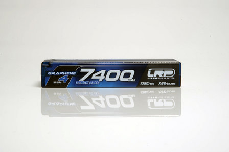 LRP HV Stock Spec GRAPHENE-4 7400mAh Hardcase Akku - 7.6V LiPo - 135C/65C - 431276