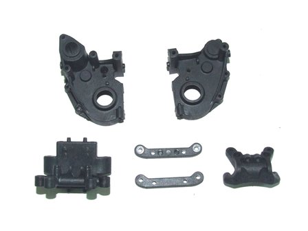 Gear case + suspension mount, YEL12005