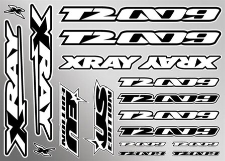 Xray T2&#039;009 Sticker For Body - White, X397324