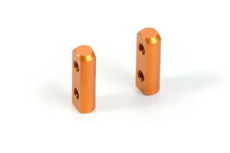 X10 ALU SERVO MOUNT - ORANGE (2), X376255-O