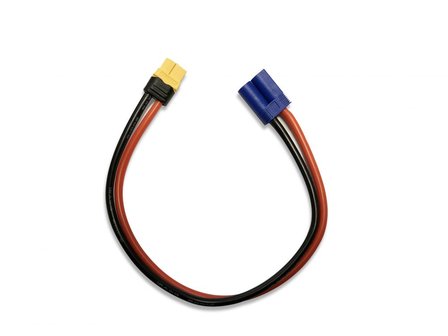 YellowRC Xt60 Female To Ec5 Charge Cable 12awg 300mm - YEL6022