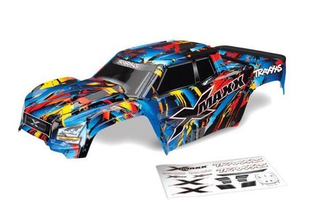 Traxxas Body, X-maxx&reg;, Rock N&#039; Roll (painted, Decals Applied) (assembled With Tailgate Protector) - 7711T