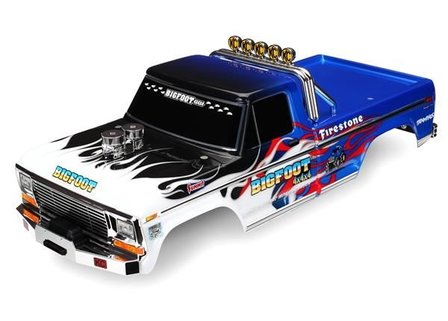Traxxas Body, Bigfoot&reg; Flame, Officially Licensereplica (painted, Decals Applied), Trx3653 - 3653