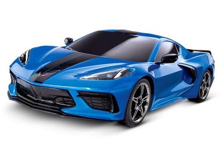 Traxxas Corvette Chevrolet Stingray 1/10 Scale AWD Supercar 4-Tec 3.0, Blue