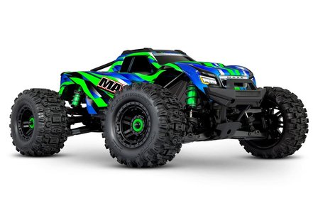 Traxxas Wide Maxx 1/10 Scale 4wd Brushless Electric Monster Truck, Vxl-4s, Tqi - Green - 89086-4GRN