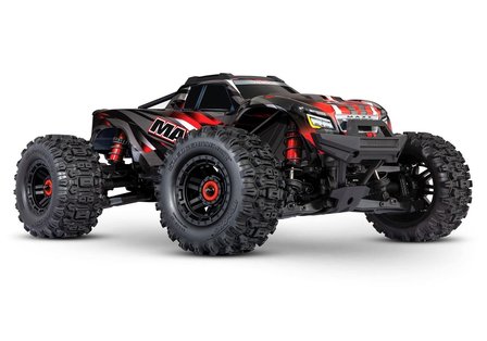Traxxas Wide Maxx 1/10 Scale 4wd Brushless Electric Monster Truck, Vxl-4s, Tqi - Red - 89086-4RED