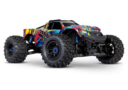 Traxxas Wide Maxx 1/10 Scale 4wd Brushless Electric Monster Truck, Vxl-4s, Tqi - Rock &amp; Roll - 89086-4RNR