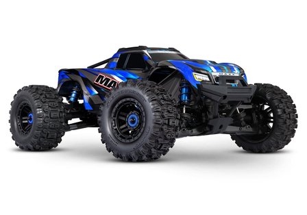 Traxxas Wide Maxx 1/10 Scale 4wd Brushless Electric Monster Truck, Vxl-4s, Tqi - Blue - 89086-4BLUE