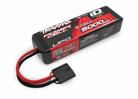 TRAXXAS Power Cell LiPo 5000mAh 11.1V 3S 25C, short 135mm