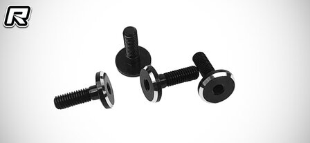 1up Racing Servo Mounting Screws 6,0mm Thread black 4)