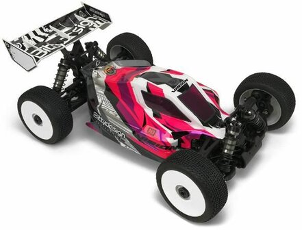 Bittydesign Vision clear 1/8 buggy body Xray XB8E 2020 Pre-cut Electric