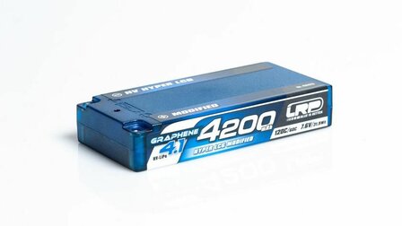 LRP Hv Hyper Lcg Modified Shorty Graphene-4.1 4200mah Hard Case - 7.6v Lipo - 120c/60c - 432273