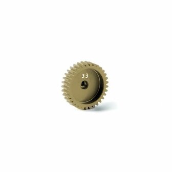 XRAY ALU PINION GEAR - HARD COATED 33T / 48, X365733