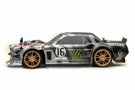  1:16 EP BL Touring Car &quot;FUN MAKER&quot; stars&#039;n grey RTR absima