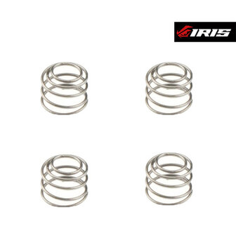 Iris ONE Internal Shock Spring 3mm (Silver | Soft) (4pcs)