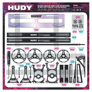 Hudy Set-up Toolset 1/8 On-road Cars - 108051