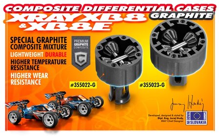 DIFFERENTIAL CASE - V2 - GRAPHITE, #X355022-G