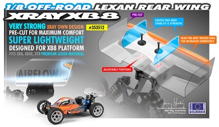 LEXAN REAR WING, X353512