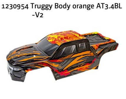 Truggy Body orange AT3.4BL-V2 1230954
