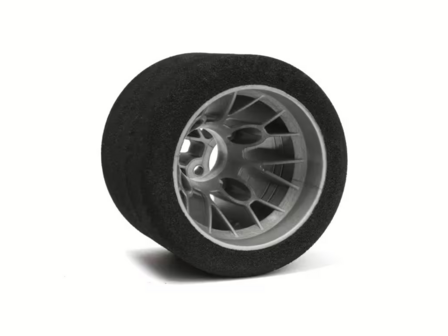 Hot Race 1:10 Foam Tire Rear 30 Shore Pan Car (2)