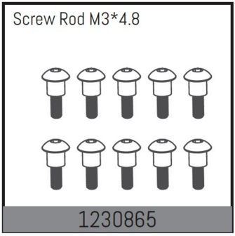 Screw Rods M3*4.8 (10)ABSIMA