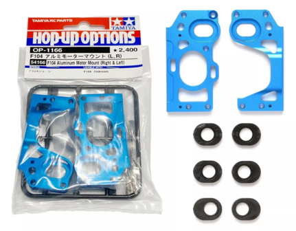 TAMIYA 54166 Hop-Up Options OP.1166 F104 Aluminum Motor Mount L,R/GROEP C