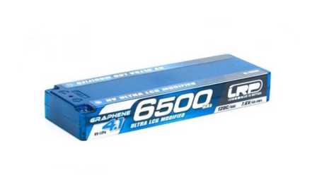 LRP Hv Ultra Lcg Modified Graphene-4.1 6500mah Hardcase - 7.6v Lipo - 120c/60c - 432282