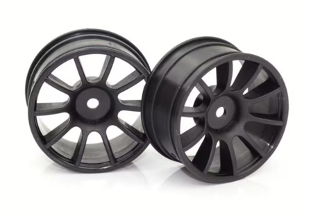 Ride 1:10 M-Chassis 60 Size 10-Spoke Wheel - Black (2)V2