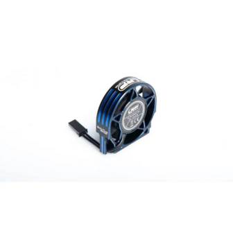 LRP Worksteam Aluminium Superhighrev. Motor Fan 40x40x10mm / 4,8v-7,2v / Receiver Connector - 501837