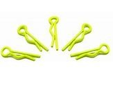 Fluorescent geel body clip 1:10 5 ps