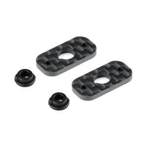 Hudy Carbon Rear Wing Mount - 1/10 Electric (2) - 293312