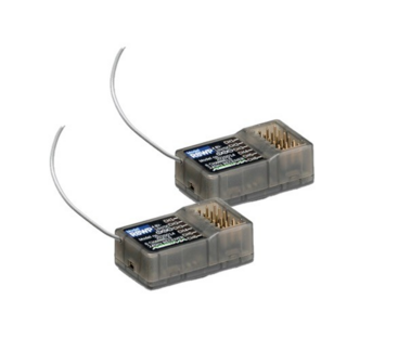 4-Channel Radio "CR4S-EVO" 2.4GHz incl. 2* 6-CH RX New