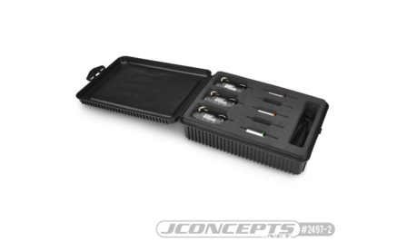 Jconcepts motor / rotor box w/ foam liner - black