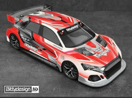 BITTYDESIGN A3-F 1/10 clear body 190mm for FWD car, Light weight (0.7)