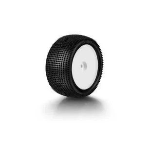 Hudy 1/10 Off-road Pre-glued Tire 2wd/4wd Rear Carpet - 101 (2) - 856101