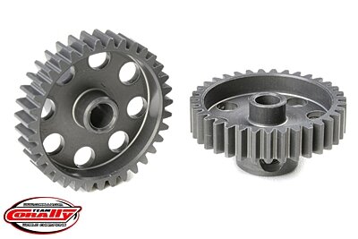 Corally 48 DP Pinion Short Hard Anodised AL7075 35 Teeth Shaft Dia. 3.17mm
