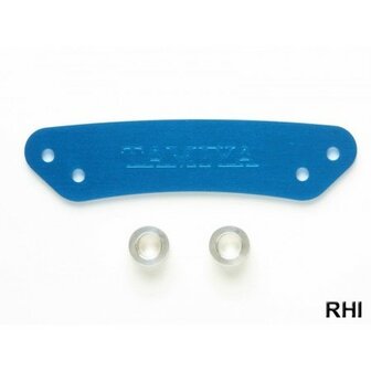 TT-01/02 Alu Bumper Stopper blauw