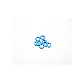 Hiro Seiko 3mm Alloy Spacer Set (0.5mm) [Y-Blue]