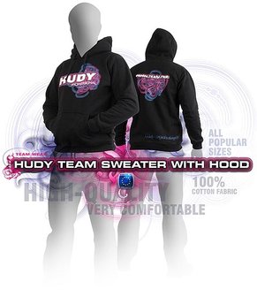 HUDY Sweater Hooded - Black (Xxl) - 285501XXL