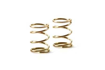 XRAY SPRING 4.25 COILS 3.6x6x0.4MM; C=1.5 - GOLD (SOFT) (2) - 372176