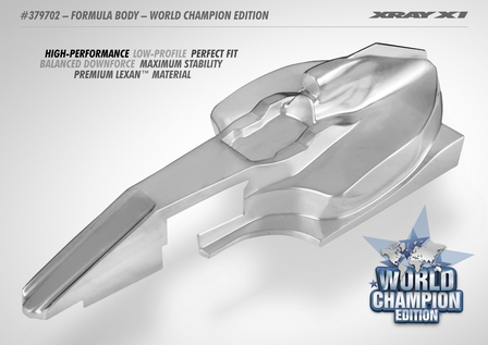 XRAY X1 1/10 FORMULA BODY - WORLD CHAMPION EDITION - 379702