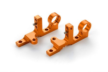 XRAY T4F ALU FRONT UPPER CLAMP (L+R) - ORANGE - 302038-O