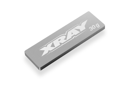 XRAY PURE TUNGSTEN CENTER CHASSIS WEIGHT 30g - 309856