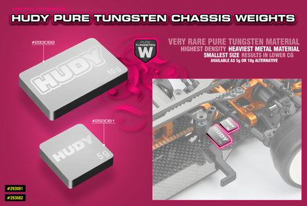 HUDY PURE TUNGSTEN WEIGHT 10g - 293082