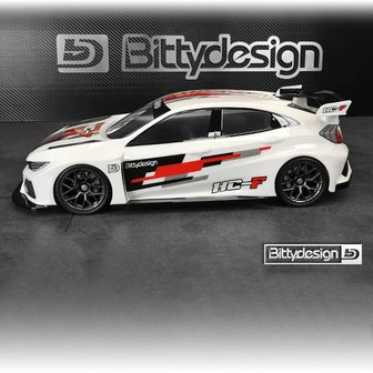 Bittydesign HC-F 1/10 FWD clear body 190mm - BDFWD-190HCF