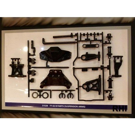 TAMIYA TT-02 B Parts (suspention arms) - 51528