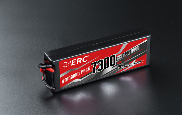 Sunpadow ERC 7300mAh 7.4V 2S 100C LiPo (T-Plug, 314g)