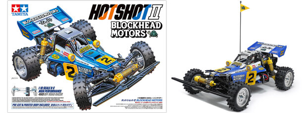 TAMIYA 58710 Hotshot II Blockhead Motoren Buggy | RC-Carkit 1:10