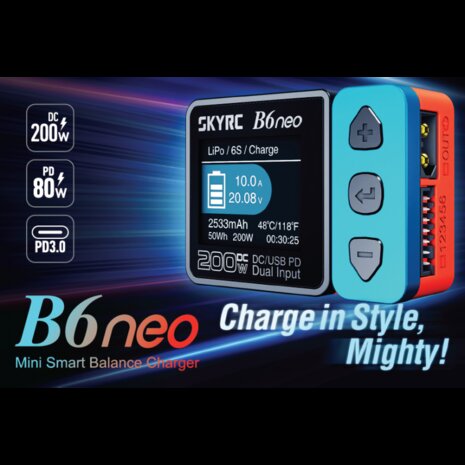 SKY-RC B6 Neo DC charger (200W)