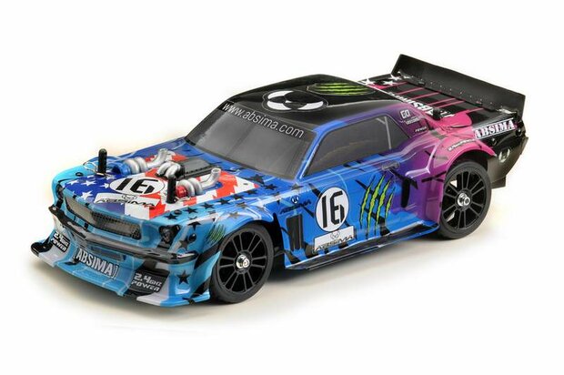 1:16 EP BL Touring Car "FUN MAKER" neon genesis RTR ABSIMA